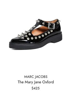 Marc Jacobs Black The Mary Jane Loafers